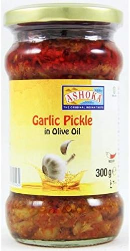 Ashoka Garlic Pickle in Olive Oil 300 grams
