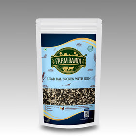 Urad Dal Broken with skin 2.5 Kg - Farm Bandi
