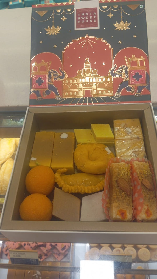 North India Sweet (500 grams) Box and Namkeen (250 grams)