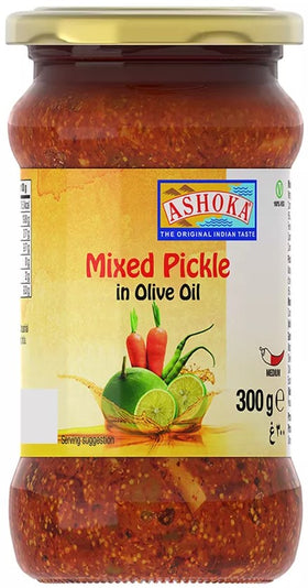 Ashoka Mixed Pickle in Olive Oil 300 grams