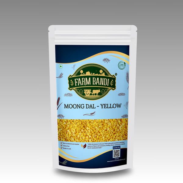 Moong Dal (Yellow) 2.5 Kgs - Farm Bandi