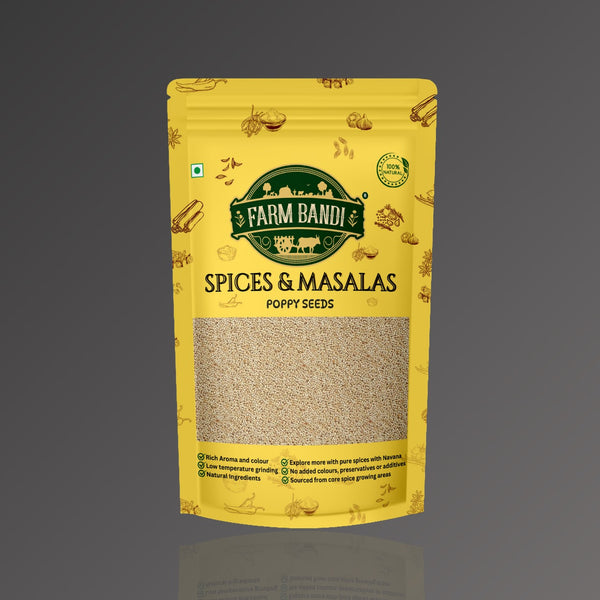Poppy Seeds 450 Grams - Farm Bandi