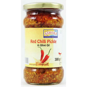 Ashoka Red Chilli Pickle in Olive Oil 300 grams